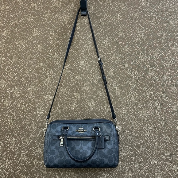 Coach Handbags - SOLD🔥🔥🔥Coach Rowan Satchel In Signature Canvas Crossbody Bag